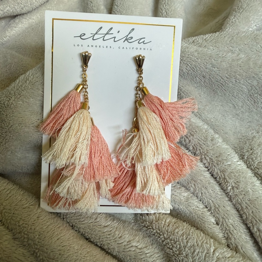 Ettika tassel earrings
